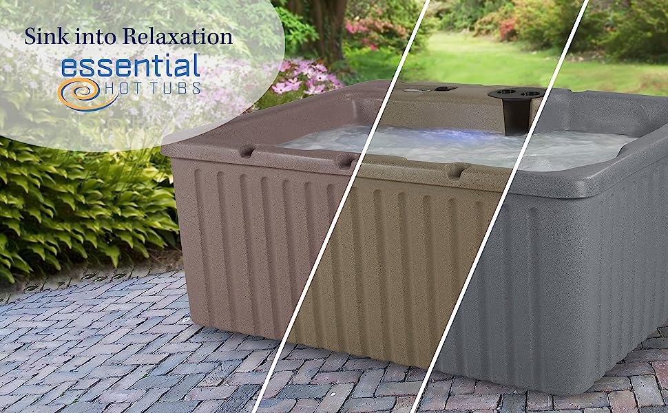 Newport Cobblestone Hot Tub Essential Hot Tubs Luxury Spa