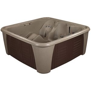 Essential-Hot-Tubs-24-Jet-Rainier-Hot-Tub-CobblestoneEspresso-Seats-5-6-Including-Lounger-Plug-Play120-Volts-0
