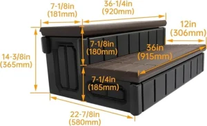 KUAFU Universal Spa Hot Tub Step
