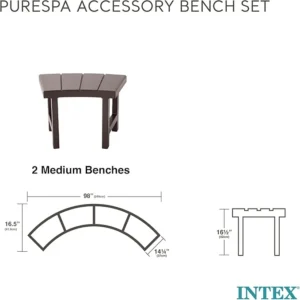 Intex 28514E 2 Medium PureSpa Accessories