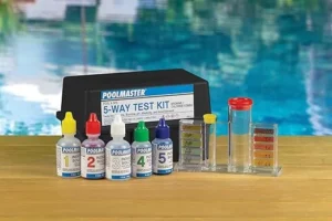 Poolmaster 22260 5-Way Swimming Pool or Spa Water Chemistry Test Kit with Case