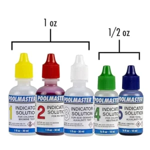Poolmaster 22260 5-Way Swimming Pool or Spa Water Chemistry Test Kit with Case