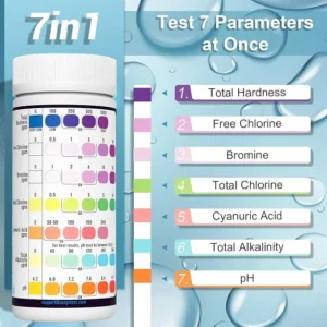 EASYTEST 7-Way Pool Test Strips