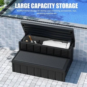 Hot Tub Stairs with Storage