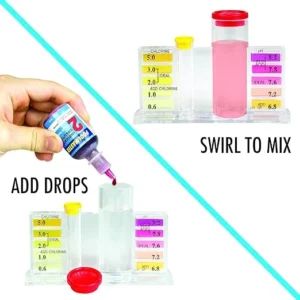 Poolmaster 22260 5-Way Swimming Pool or Spa Water Chemistry Test Kit with Case