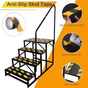 RV Steps with Handrail