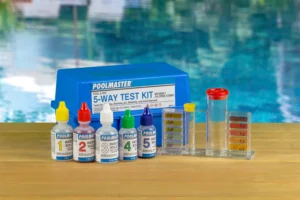 Poolmaster 22260 5-Way Swimming Pool or Spa Water Chemistry Test Kit with Case