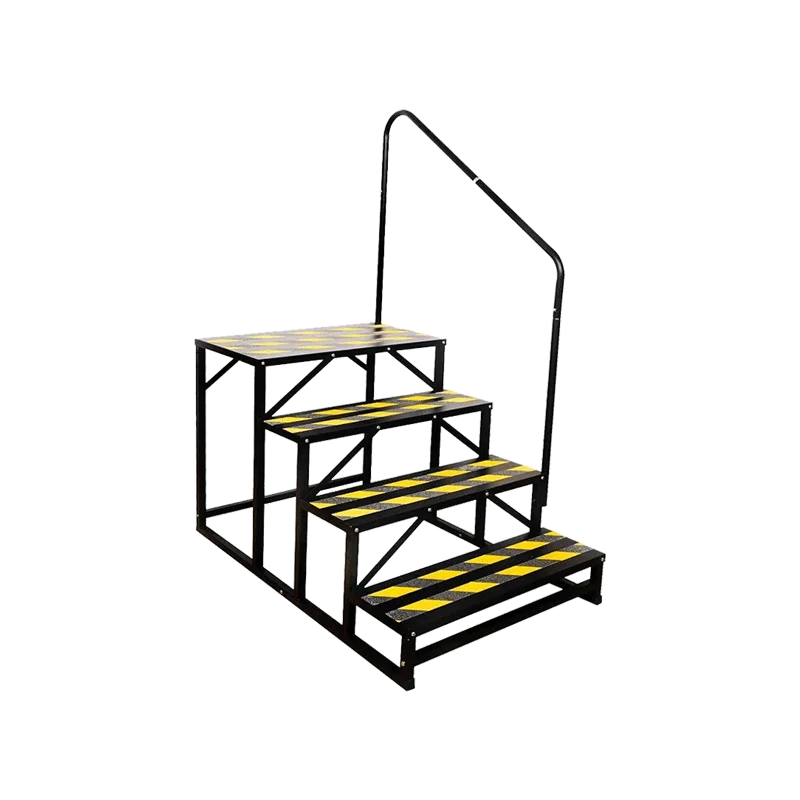 RV Steps with Handrail
