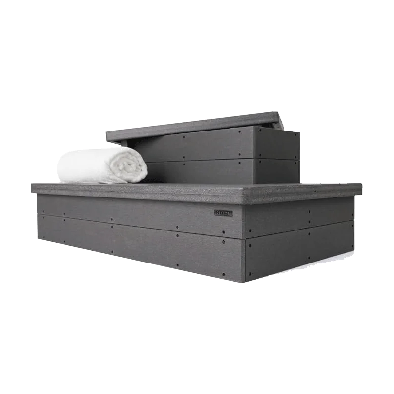 Heavy Duty Hot Tub Steps with Storage