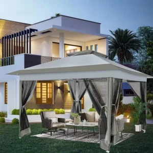 COBIZI 12x12 Pop up Gazebo on Clearance with Mosquito Netting & Sandbags