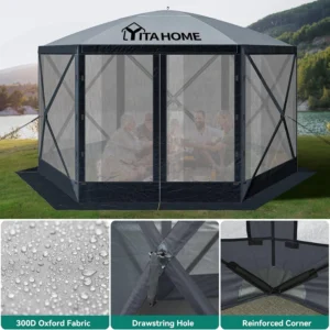 YITAHOME 11.5x11.5ft Camping Gazebo