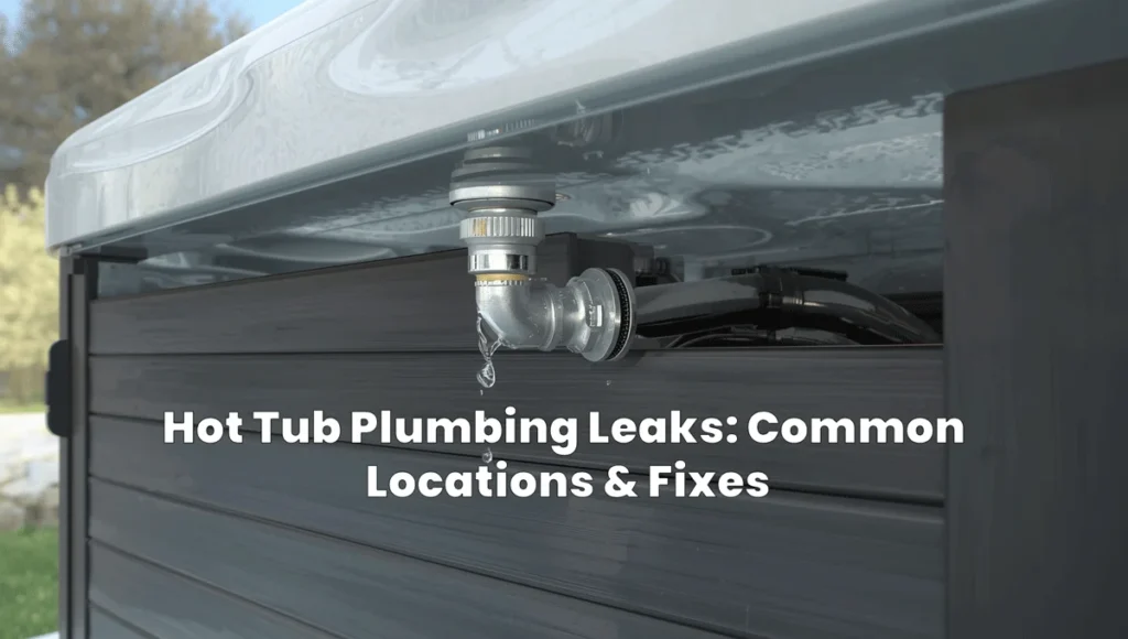 Hot Tub Plumbing Leaks: Common Locations & Fixes