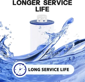 Spa Filter Compatible with C-4326, FC-2375, PRB25-IN, 303909, M-4326, 8172500, R173429, 5X13 Drop in hot tub Filter, 2 Pack