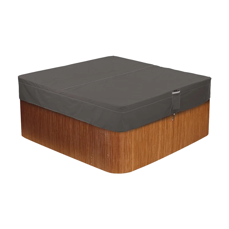 Classic Accessories Ravenna Water-Resistant 86 Inch Square Hot Tub Cover, Patio Furniture Covers