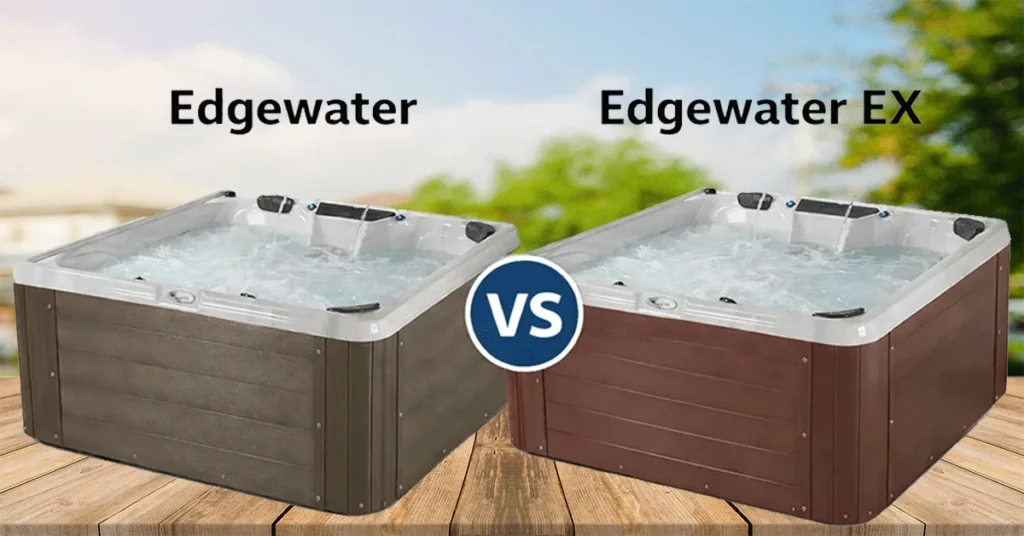 Essential Hot Tubs Edgewater vs Edgewater EX